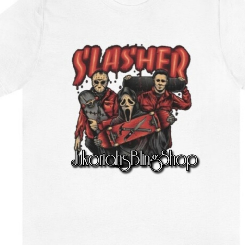 Halloween horror slasher tshirt